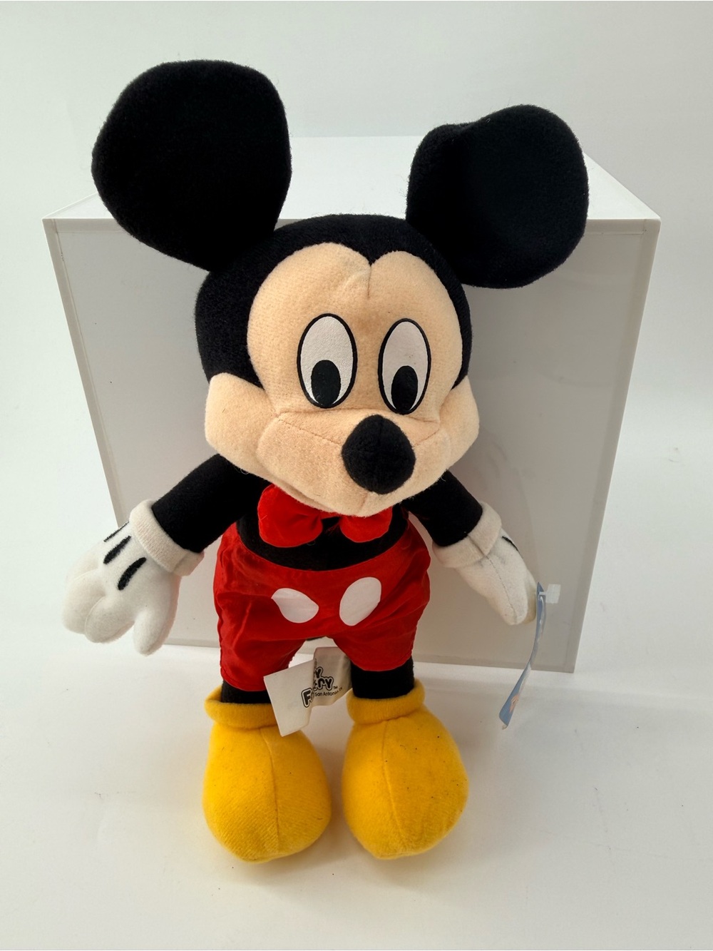 Disney Mickey Mouse Plush - Black, Cream, Red & Yellow